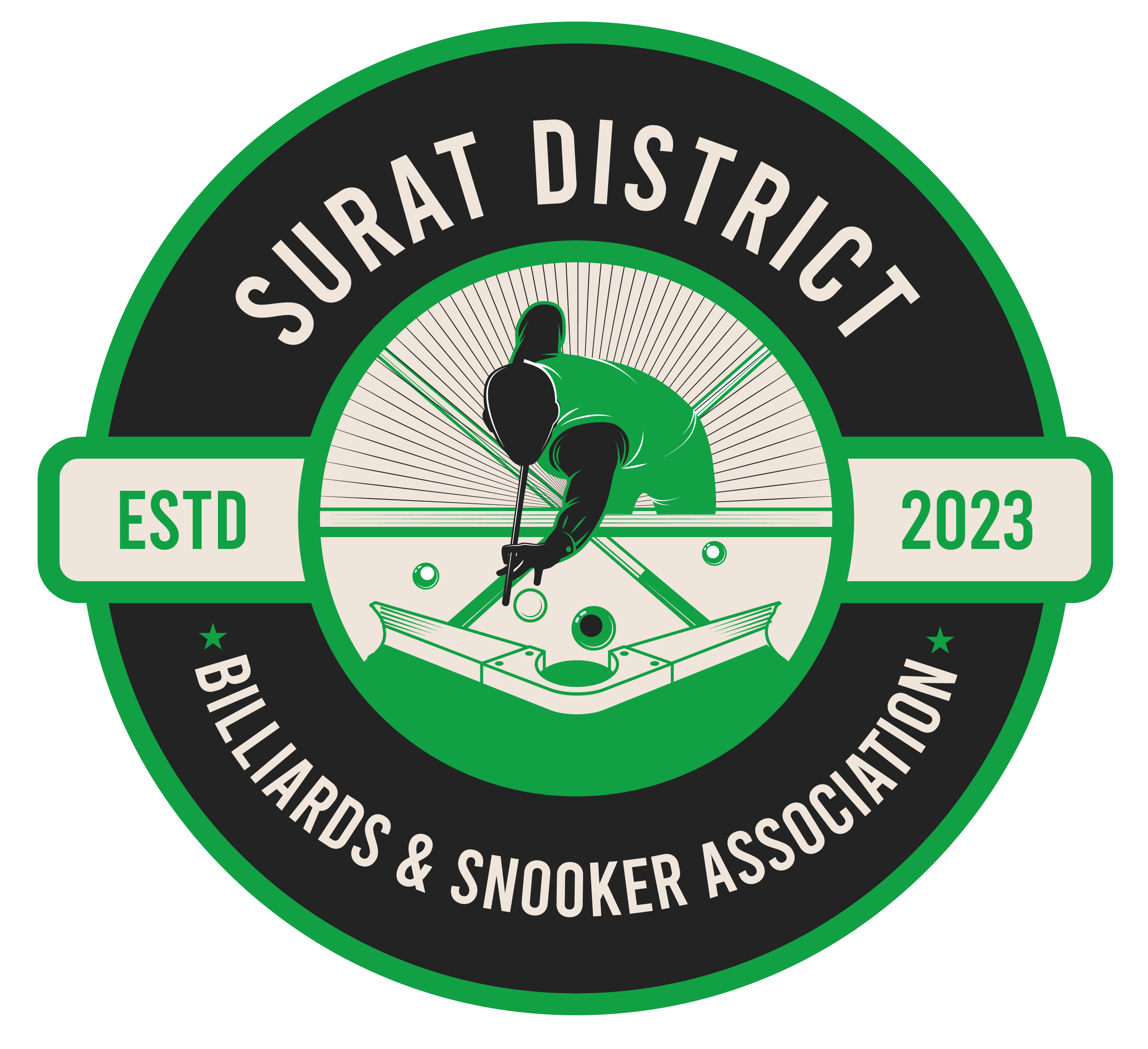 SURAT DISTRICT BILLIARDS AND SNOOKER ASSOCIATION logo